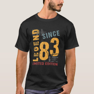 39 Years Old Vintage 1983 39Th Birthday Decoration T-Shirt
