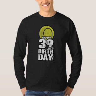 39 Years Old Vintage Tennis 39th Birthday T-Shirt