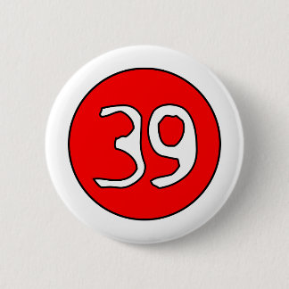 39er's Swirl clear 6 Cm Round Badge