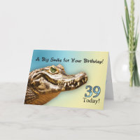 39th Birthday Card