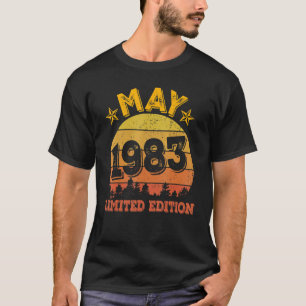 39th Birthday Decorations May 1983 39 Years Old Me T-Shirt