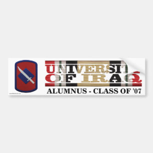39th Infantry BCT U of Iraq Alumnus Sticker