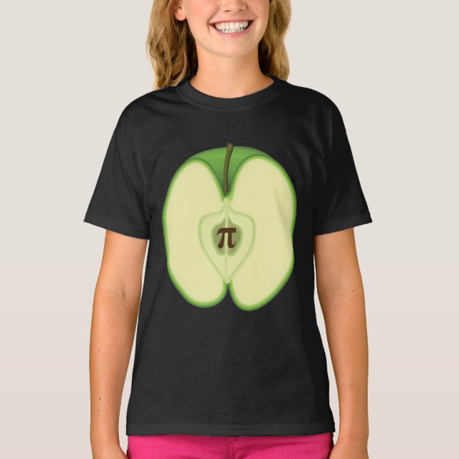 3.14 Apple Pie Pi Pun Funny Math Joke T-Shirt (Front)