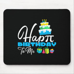 3.14 Cake Happy Pi Day For Teacher Happy Birthday Mouse Pad