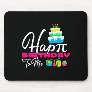3.14 Cake Happy Pi Day For Teacher Happy Birthday Mouse Pad