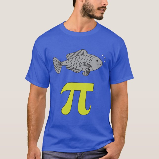 3.14 Fish Pie Pi Pun Funny Math Joke T-Shirt (Front)