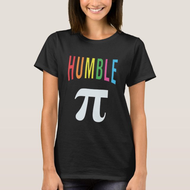 3.14 Humble Pie Pi Pun Funny Math Joke T-Shirt (Front)