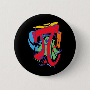 3.14 Math Design For Pi Day  6 Cm Round Badge