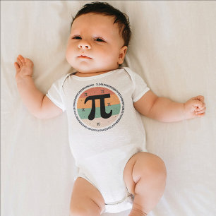 3.14 National Pi Day Design - Pi Day Gift Idea Baby Bodysuit