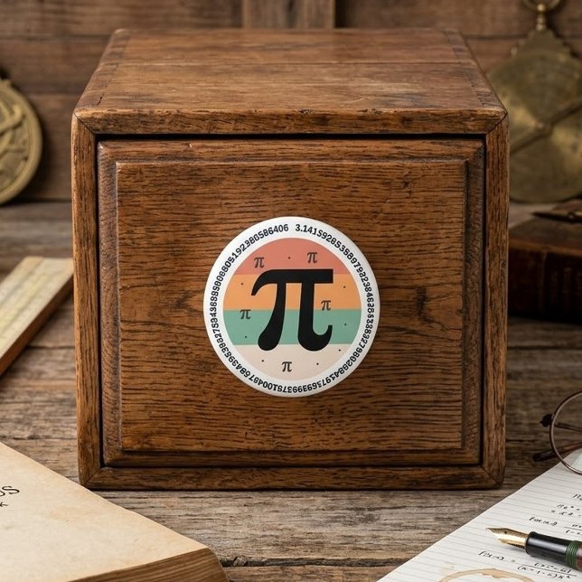 3.14 National Pi Day Design  - Pi Day Gift Idea Ceramic Knob (Creator Uploaded)