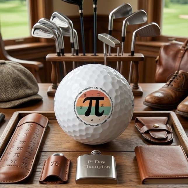 3.14 National Pi Day Design  - Pi Day Gift Idea Golf Balls (Creator Uploaded)