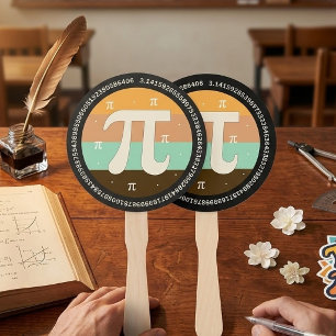 3.14 National Pi Day Design - Pi Day Gift Idea Hand Fan