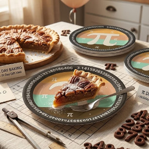 3.14 National Pi Day Design - Pi Day Gift Idea Paper Plate
