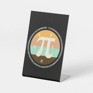 3.14 National Pi Day Design - Pi Day Gift Idea Pedestal Sign