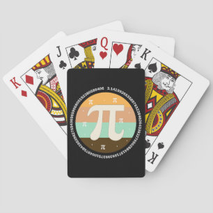 3.14 National Pi Day Design  - Pi Day Gift Idea Playing Cards