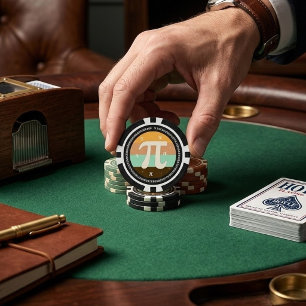 3.14 National Pi Day Design - Pi Day Gift Idea Poker Chips