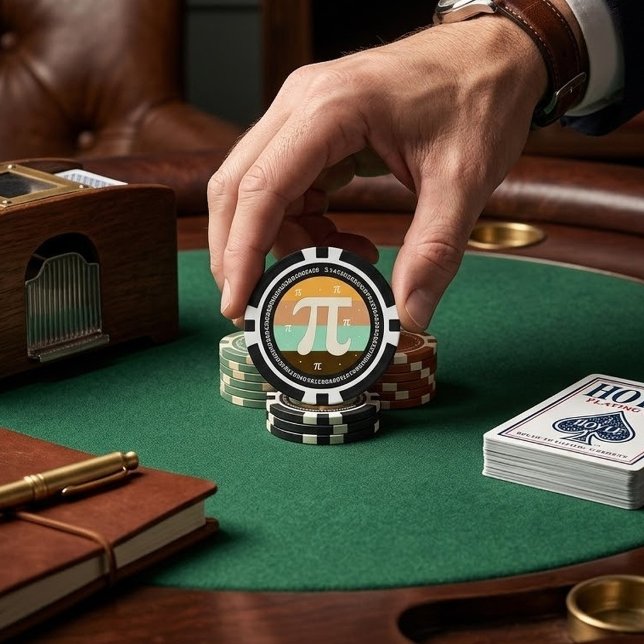 3.14 National Pi Day Design  - Pi Day Gift Idea Poker Chips (Creator Uploaded)