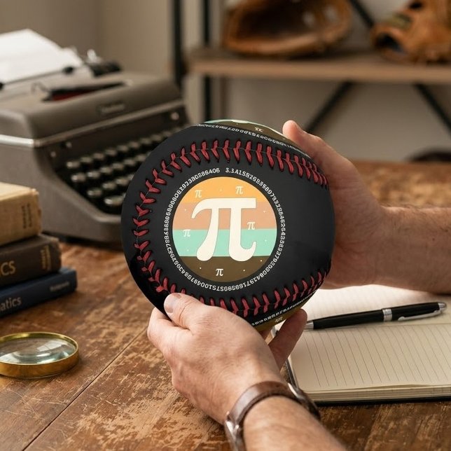3.14 National Pi Day Design  - Pi Day Gift Idea Softball (Creator Uploaded)