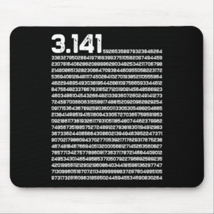 3.14 Pi Day Math Irrational Number Pi Mouse Pad