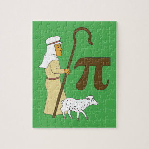 3.14 Shepherd's Pie Pi Pun Funny Math Joke Jigsaw Puzzle
