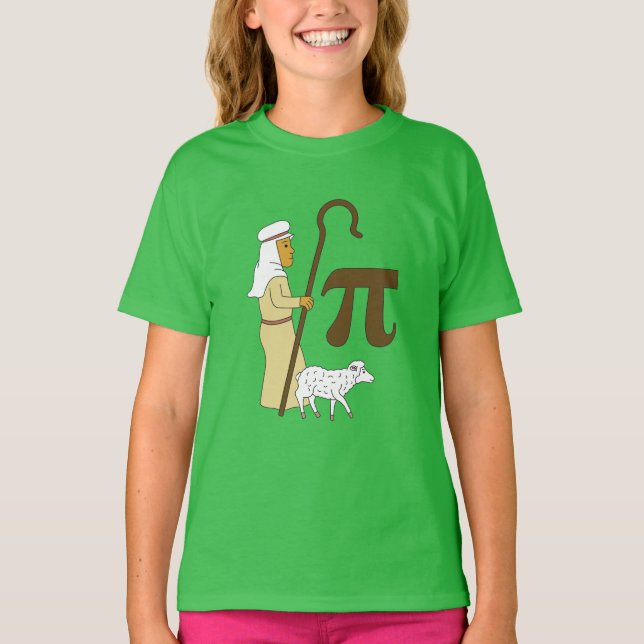3.14 Shepherd's Pie Pi Pun Funny Math Joke T-Shirt (Front)