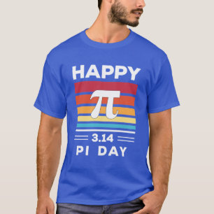 3.14 Vintage Sunset Happy Pi Day T-Shirt