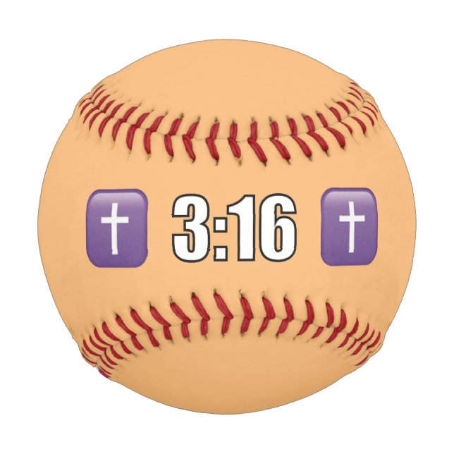3:16 Jesus Christ Baseball (Front)
