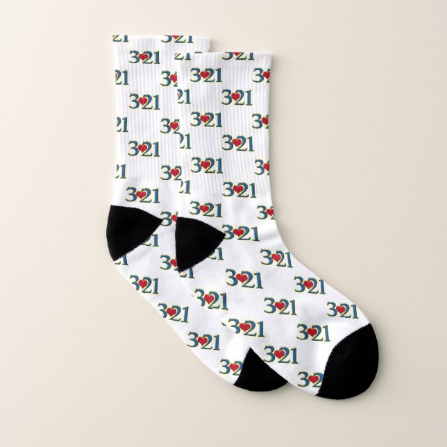 3-21 World Down Syndrome Day Socks (Pair)