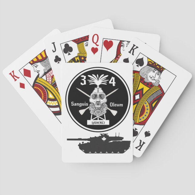 3-4 Playing Cards (with Tank) (Back)
