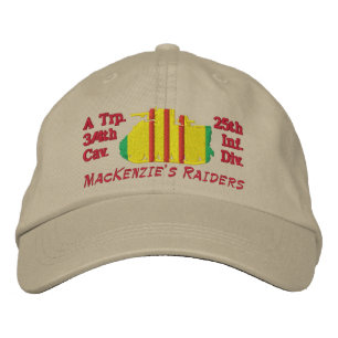 3/4th Cav. 25th Div M113 Track Embroidered Hat