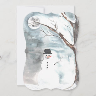 3.5" x 5" Flat Thank You Card