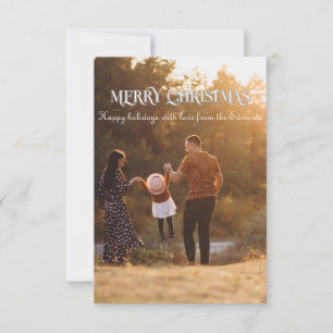 3.5" x 5" Merry christmas Card