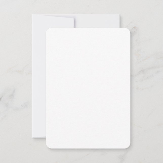 3.5" x 5" Rounded Corner Note Card & Envelope (Front)