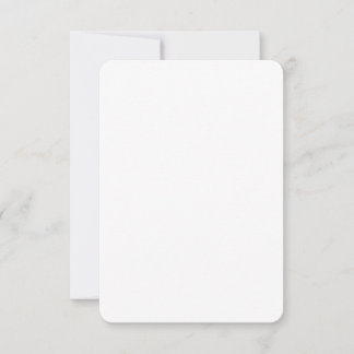 3.5" x 5" Rounded Corner Note Card & Envelope