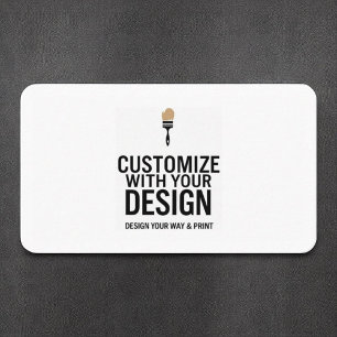 3.5x2" Standard Size Minimalist Blank Business Card