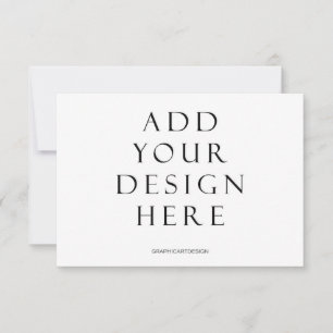 3.5x5" Horizontal Card Printing Upload Your Design