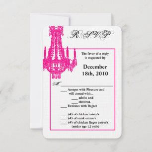 3.5x5 R.S.V.P. Card Crystal Chandelier Glitz Glamo