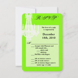 3.5x5 R.S.V.P. Card Crystal Chandelier Glitz Glamo