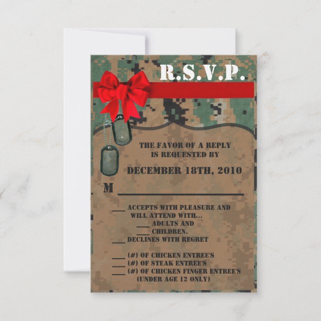 3.5x5 R.S.V.P. Card Marine DIGITAL PRINT Uni (Front)
