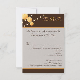 3.5x5 R.S.V.P. Card Paper Lanterns Brow