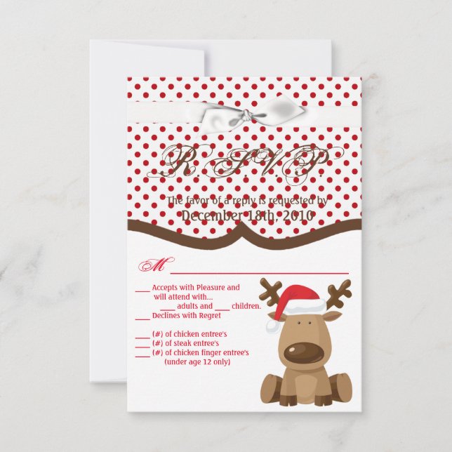 3.5x5 R.S.V.P. Card XMAS Truck Christmas Buffalo P (Front)