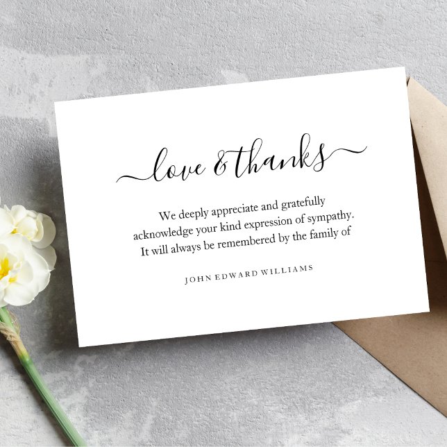 3.5x5 Thank You Funeral Bereavement (Creator Uploaded)