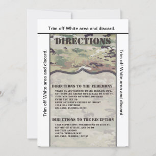 3.5x6 Directions Card Army Air Force OCP Camo Uni