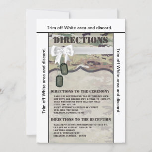 3.5x6 Directions Card Army Air Force  OCP Camo Uni