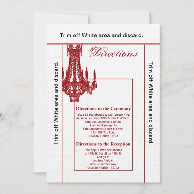 3.5x6 Directions Card Crystal Chandelier Glitz Gla (Front)