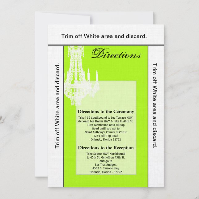 3.5x6 Directions Card Crystal Chandelier Glitz Gla (Front)