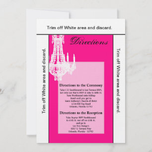 3.5x6 Directions Card Crystal Chandelier Glitz Gla