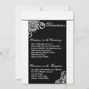 3.5x6 Directions Card Diamond Jewellery Necklace B