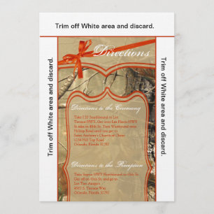 3.5x6 Directions Card Hunters Camofloug