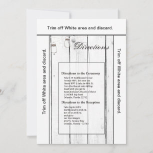 3.5x6 Directions Card Mason Jar String Lights